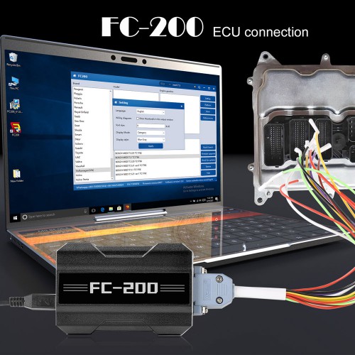 CGDI FC200 ECU Programmer ISN OBD Reader Update Version of AT-200 Supports Calculating checksum