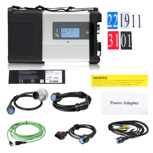 MB SD C5 SD Connect Compact 5 Star Diagnosis with WIFI for Cars and Trucks Multi-Langauge without Software HDD