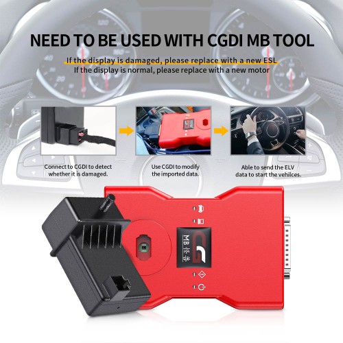 OEM MB ELV Simulator for Benz 204 207 212 for MB Benz key Programmer
