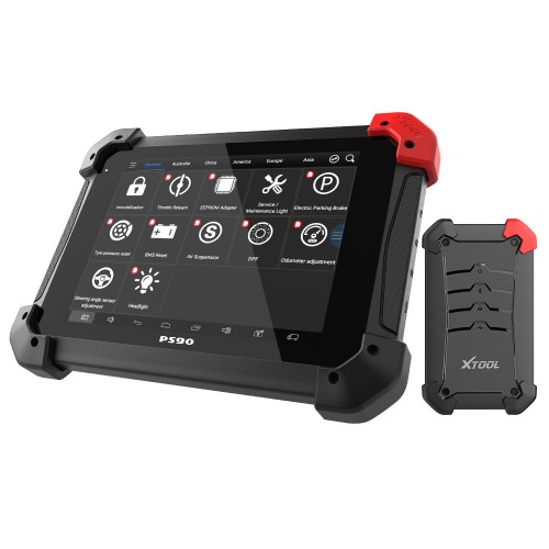 Xtool PS90 Pro 12V Car and 24 Truck Diagnostic Tool With Active Test ECU Coding Key Programmer Tools