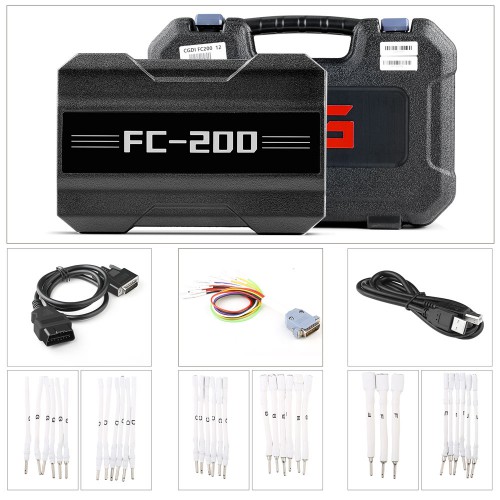 CG FC200 ECU Programmer Full Version with New Adapters Set 6HP & 8HP / MSV90 / N55 / N20 / B48/ B58/ No Need Disassembly