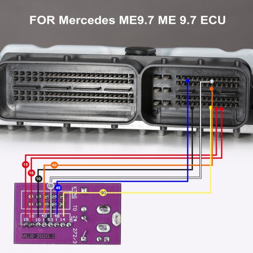 Mercedes ME9.7 ME 9.7 ECU ECM Engine Computer Programming Meanwhile Compatible with All Series of 237 Engine 4.6L 4633CC V8/5.5L5641CC V8
