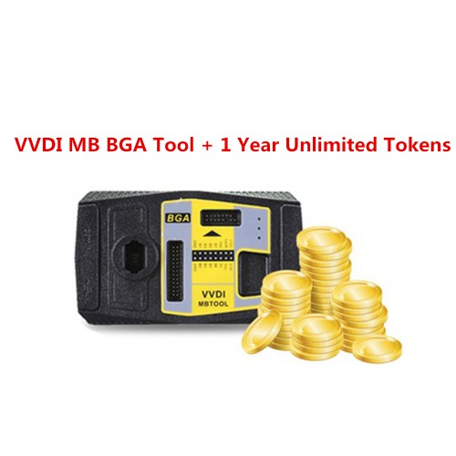 V5.1.5 Xhorse VVDI MB BGA Tool Plus 1 Year Unlimited Tokens