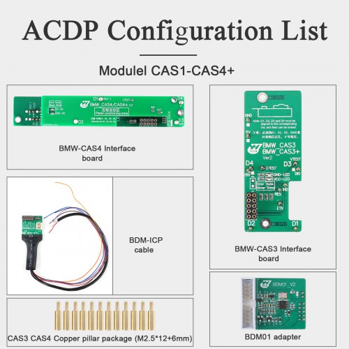 Yanhua Mini ACDP BMW CAS1 CAS2 CAS3 CAS3+ CAS4 CAS4+ IMMO Key Programming and Odometer Reset Module
