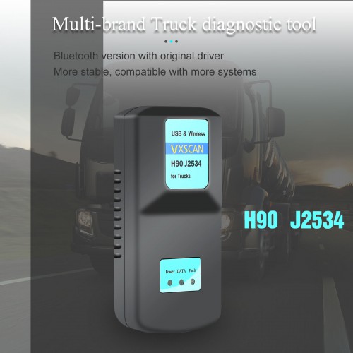VXSCAN H90 J2534 Diesel Truck Diagnose Interface And Software With All Installers Diagnose Engines Transmissions ABS Instrument Panels Replace Nexiq