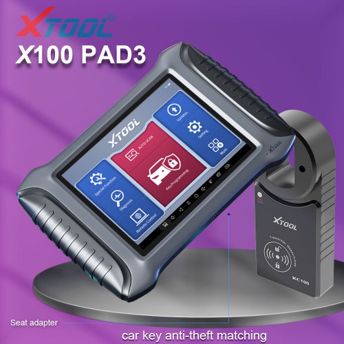XTOOL X100 PAD3 X100 PAD Elite Professional Tablet Key Programmer With KC100 Global Version for Toyota/Lexus Key Lost 2 Yrs Free Update