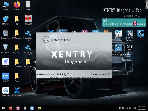 V2022.6 MB Star Software with Keygen for Benz C6 OEM Xentry Diagnostic VCI