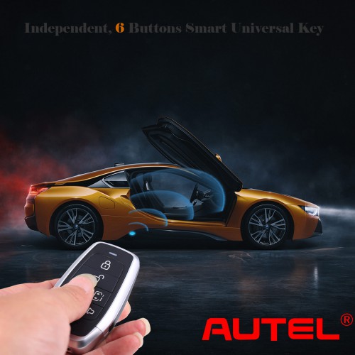 AUTEL IKEYAT006BL Independent 6-Button Universal Smart Key - Left & Right Doors / Trunk 10pcs/lot