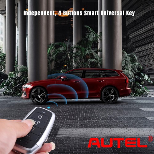 AUTEL IKEYAT004BL Independent 4 Button Universal Smart Key - Remote Start 10pcs/lot