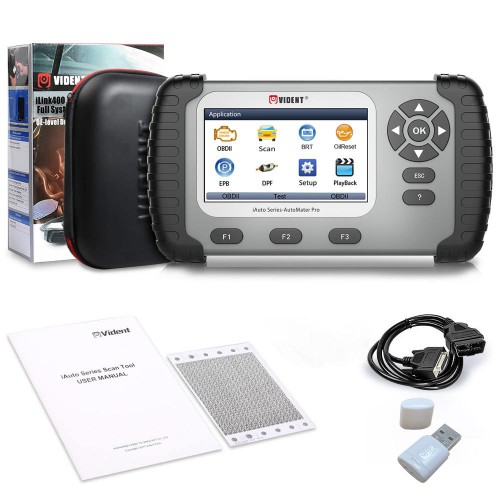 VIDENT iAuto708 Full System All Make Scan Tool OBDII Scanner OBDII Diagnostic Tool