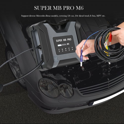 SUPER MB PRO M6 Full Package Wireless Star Diagnosis Tool Supports Original Benz Software