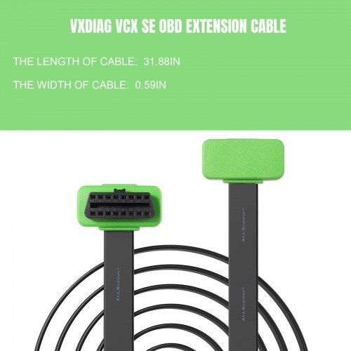 VXDIAG VCX SE OBD Extension Cable For LAUNCH X431V, AUTEL AP200, Original Main OBD 2 Extended Connector 16Pin Male To Female