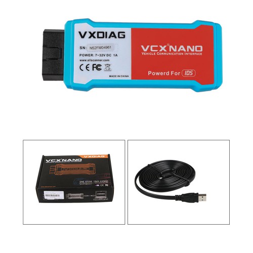 WIFI version VXDIAG VCX NANO for Ford/Mazda mit Cloud-Diagnose 2 in 1 with IDS V129