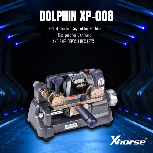 Xhorse Dolphin XP008 XP-008 Manual Key Cutting Machine with Built-in Battery