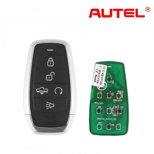 AUTEL IKEYAT005AL Independent 5 Buttons Universal Smart Key Remote Start / Air Suspension 10pcs/lot