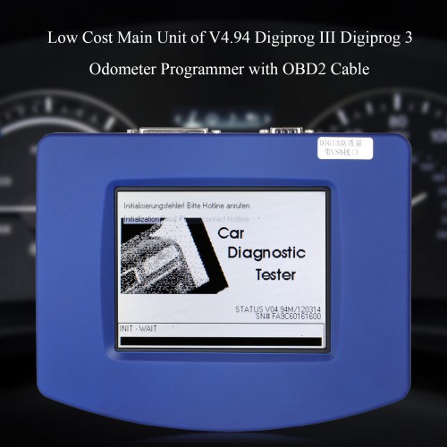 Billig Main Unit of V4.94 Digiprog III Digiprog 3 Odometer Programmer with OBD2 Cable