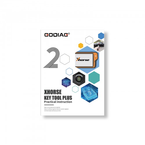 GODIAG Key Tool Plus Practical Instruction 1&2 Two Books for Locksmith, Vehicle Maintenance Engineer