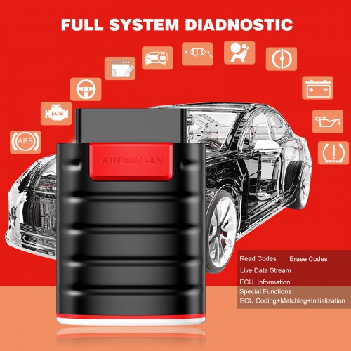 2023 Newest KINGBOLEN EDIAG Full System OBD2 Diagnostic Tool with All Brands License Free Update for One Year