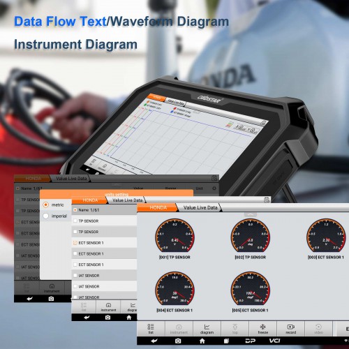 [Auto 5% Off]OBDSTAR D800 Configuration B for Marine (jet ski/ outboard) Intelligent Diagnostic Scanner