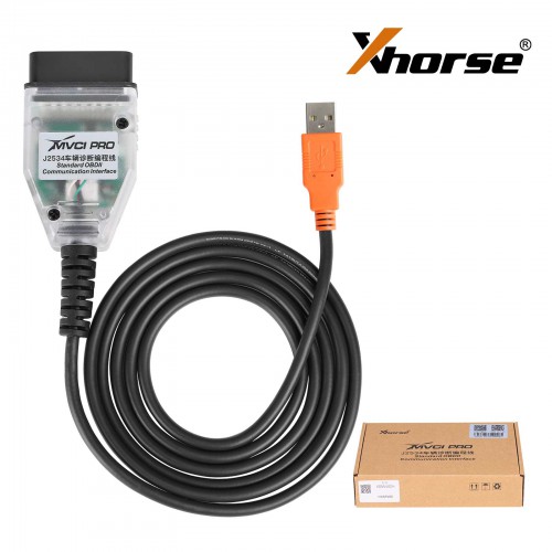 XHORSE MVCI PRO J2534 Vehicle Diagnostic Programming Cable PN：XDMVJ0