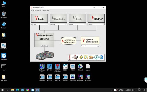 V2023.9 MB SD Diagnostic SD C4 500G HDD Software Support WIN10 with Free Vediamo and W223 C206 W213 W167 License Valid till August 202