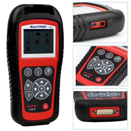 Autel MaxiTPMS TS601 TPMS Relearn Tool, Sensor Programming Tool, OBDII Code Reader, Active test for TPMS system, Advanced Version of TS401/TS501/TS40
