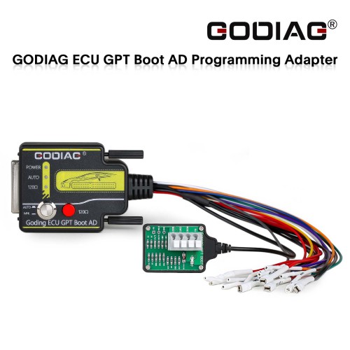 GODIAG ECU GPT Boot AD AD Connector for ECU Reading Writing No Need Disassembly Compatible with J2534/ Openport/ PCMFlash/ FoxFlash