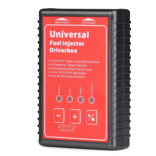 GD1 Universal Fuel Injector Driverbox Fit All Kinds of Injector Interface Automatically Detect Injector Type