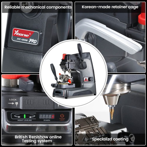 Xhorse Condor XC-002 Pro Manual Key Cutting Machine without Battery Update Version of Condor XC-002