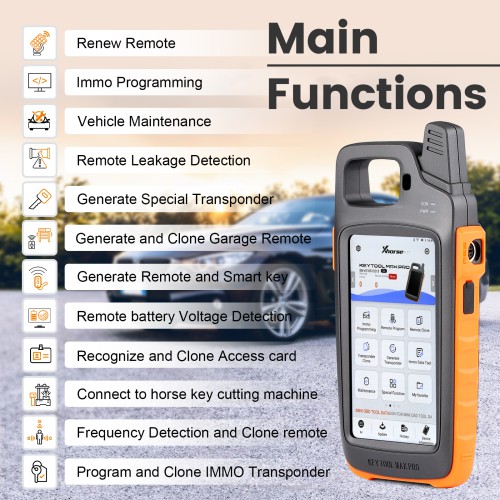 (Second-hand 95% New)Xhorse VVDI Key Tool Max PRO Combines Key Tool Max and Mini OBD Tool Functions