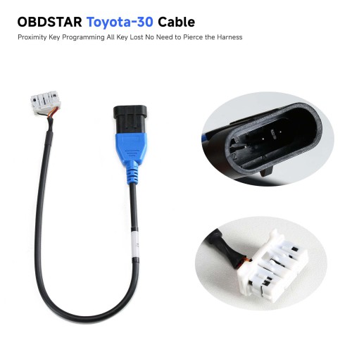 OBDSTAR Toyota 30-PIN Cable for 4A 8A-BA Proximity for X300 DP Plus/X300 Pro4