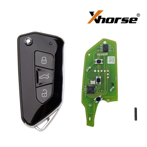 XHORSE XKGA81EN All Black Buttons Universal Wired Remote 5pcs/Lot