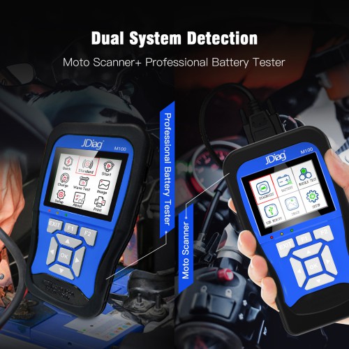 JDiag M100 Moto Scanner Universal Motorcycle Scan Tool OBD Version