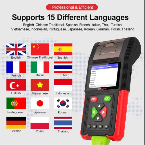 JDiag M200Pro Professional Motorbike Diagnostic Scanner Motorcycle Scan Tool Full Version