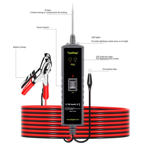 TOPDIAG P55 Automotive Electrical Wiring Tester