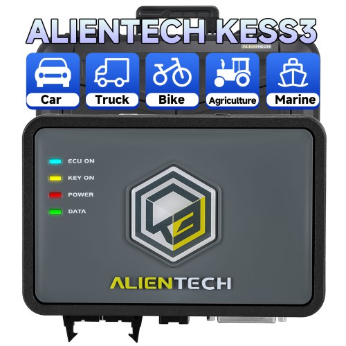 Alientech KESS3 ECU and TCU Programming Tool with DynoDrive Activated Via OBD / Bench and Boot Model