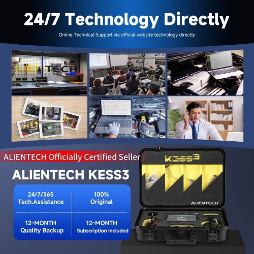 Alientech KESS3 ECU and TCU Programming Tool with DynoDrive Activated Via OBD / Bench and Boot Model
