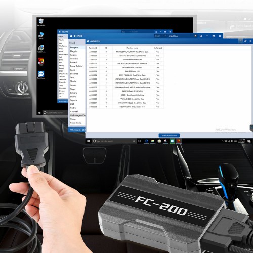 (Second-hand 95% New)CGDI FC200 ECU Programmer ISN OBD Reader Update Version of AT-200 Supports Calculating checksum