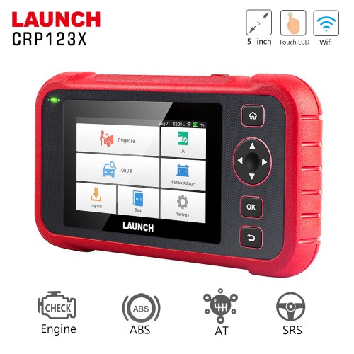 (Second-hand 90% New)LAUNCH CRP123X OBD2 Scanner Professionale Automotive Code reader