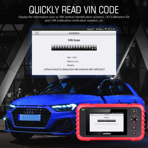 (Second-hand 90% New)LAUNCH CRP123X OBD2 Scanner Professionale Automotive Code reader
