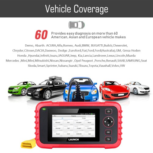 (Second-hand 90% New)LAUNCH CRP123X OBD2 Scanner Professionale Automotive Code reader