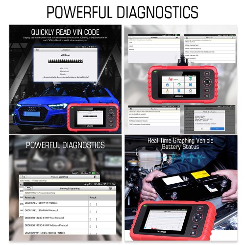 (Second-hand 90% New)LAUNCH CRP123X OBD2 Scanner Professionale Automotive Code reader