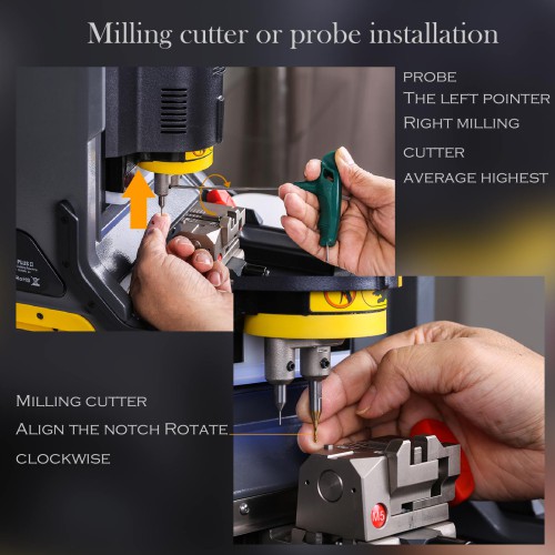 Xhorse Condor XC-Mini Plus II Key Cutting Machine and VVDI Key Tool Plus One BGA Token Free Everyday