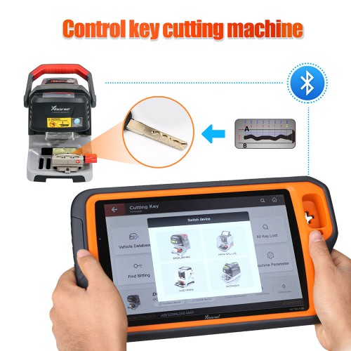 Xhorse Condor XC-Mini Plus II Key Cutting Machine and VVDI Key Tool Plus One BGA Token Free Everyday