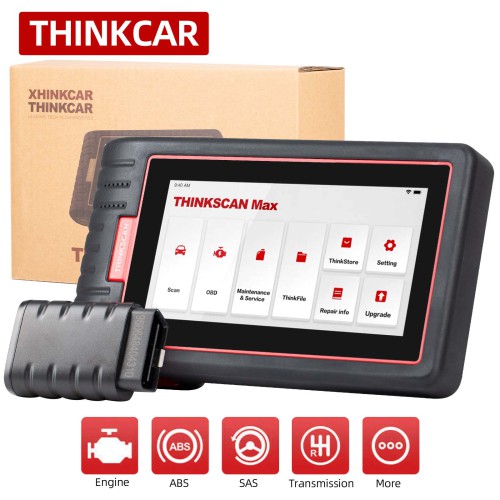THINKCAR ThinkScan Max Full System Diagnostic 28 Maintenance Functions Lifetime Free Update