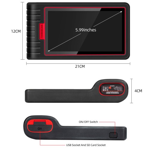 THINKCAR ThinkScan Max Full System Diagnostic 28 Maintenance Functions Lifetime Free Update