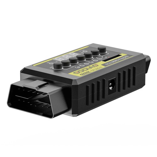 GODIAG GT105 II ECU IMMO Prog AD OBD2 Break Out Box ECU Connector Display Vehicle Voltage Car Battery Voltage Lower Than 11V Alarm Prompt