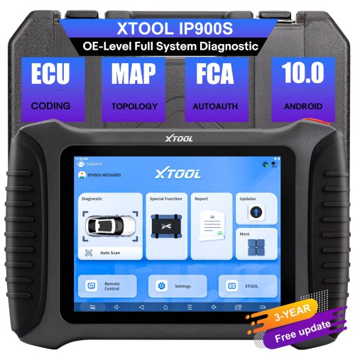 XTOOL IP900S OE-Level Full System Diagnostic Support ECU Coding DOIP / CANFD Protocol & FCA AutoAuth