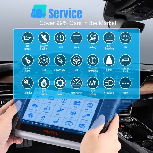 (Seond Hand 95% New)5Autel MaxiCOM MK808Z Android 11 Based Full System Diagnostic Tool with 40 Special Services Support FCA Auto Auth ABS B