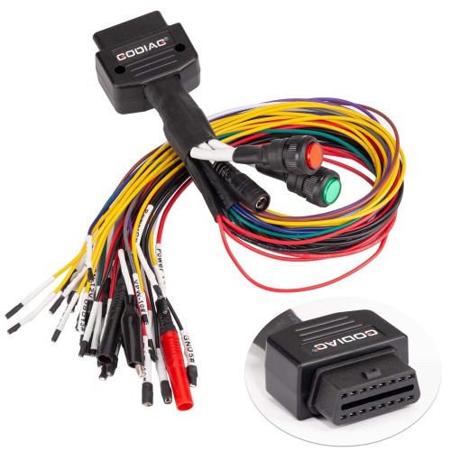GODIAG ECU IMMO Prog AD GT105 II Break Out Box ECU Connector + Full Protocol OBD2 Universal Jumper